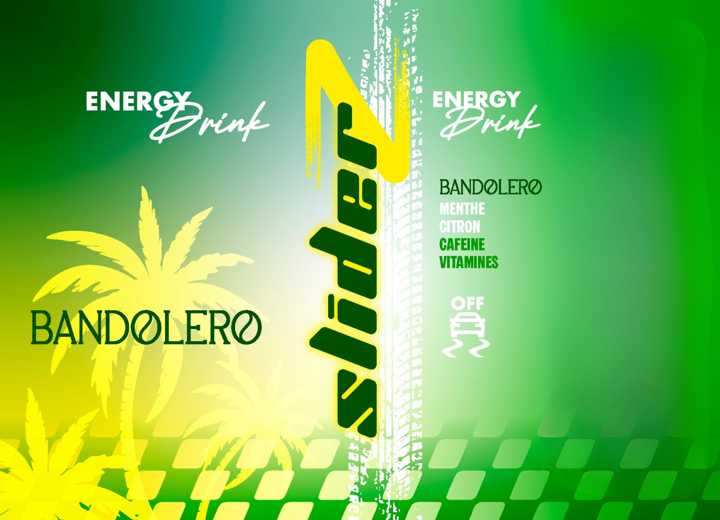 Pack de 4 cannettes #4 SLIDERZ Energy Drink BANDOLERO