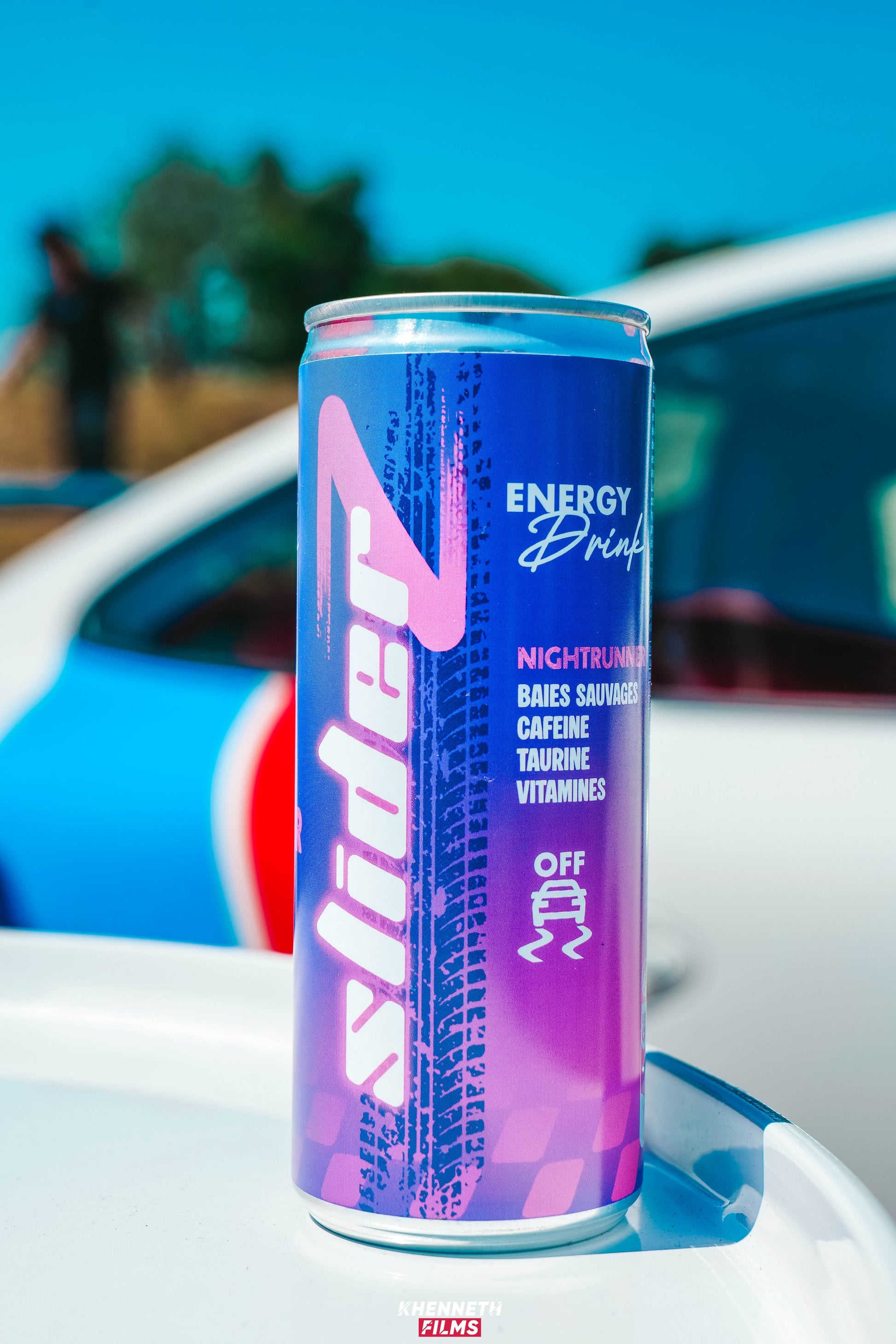 Pack de 4 cannettes #2 SLIDERZ Energy Drink NIGHTRUNNER